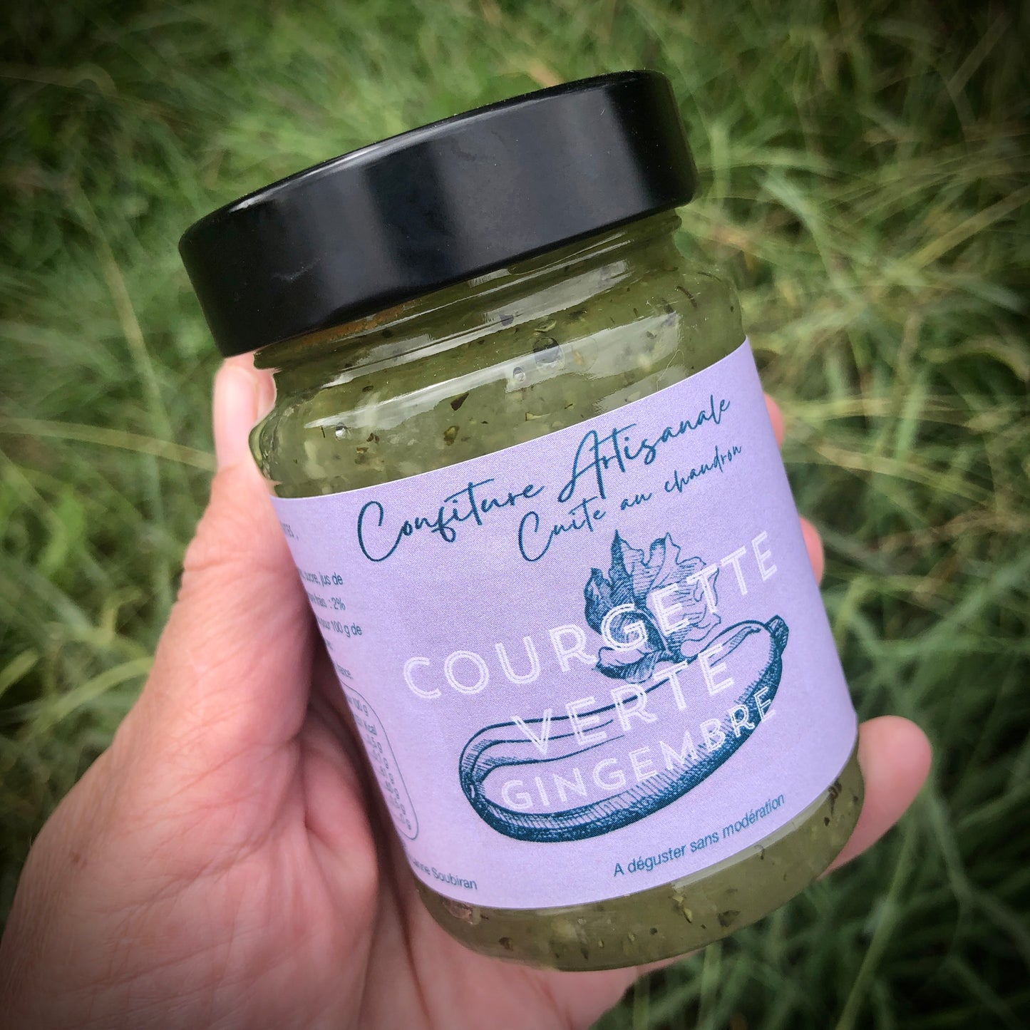 Confiture de Courgettes vertes/Gingembre frais