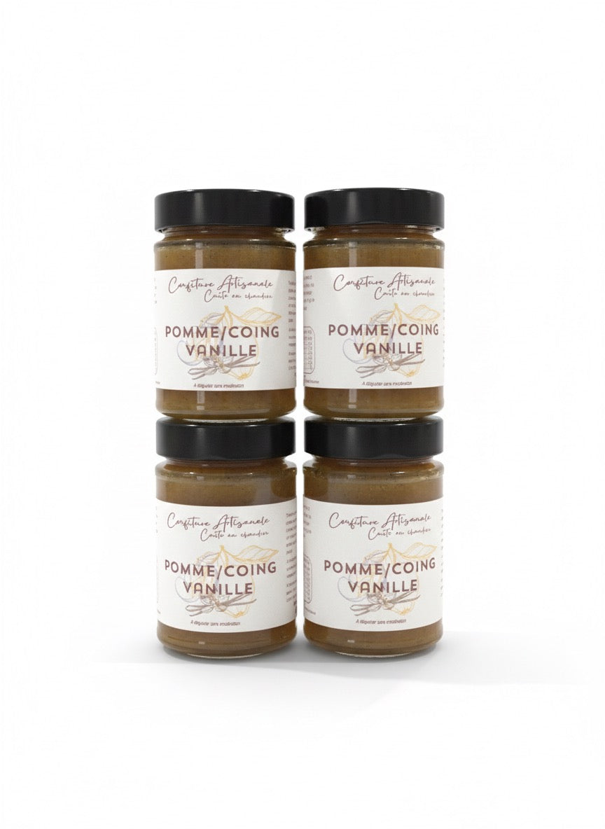 confiture Pomme/Coing/Vanille de Madagascar
