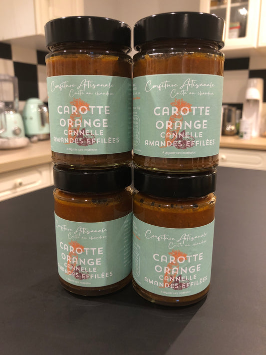 Confiture Carotte/Cannelle/Amandes Effilées