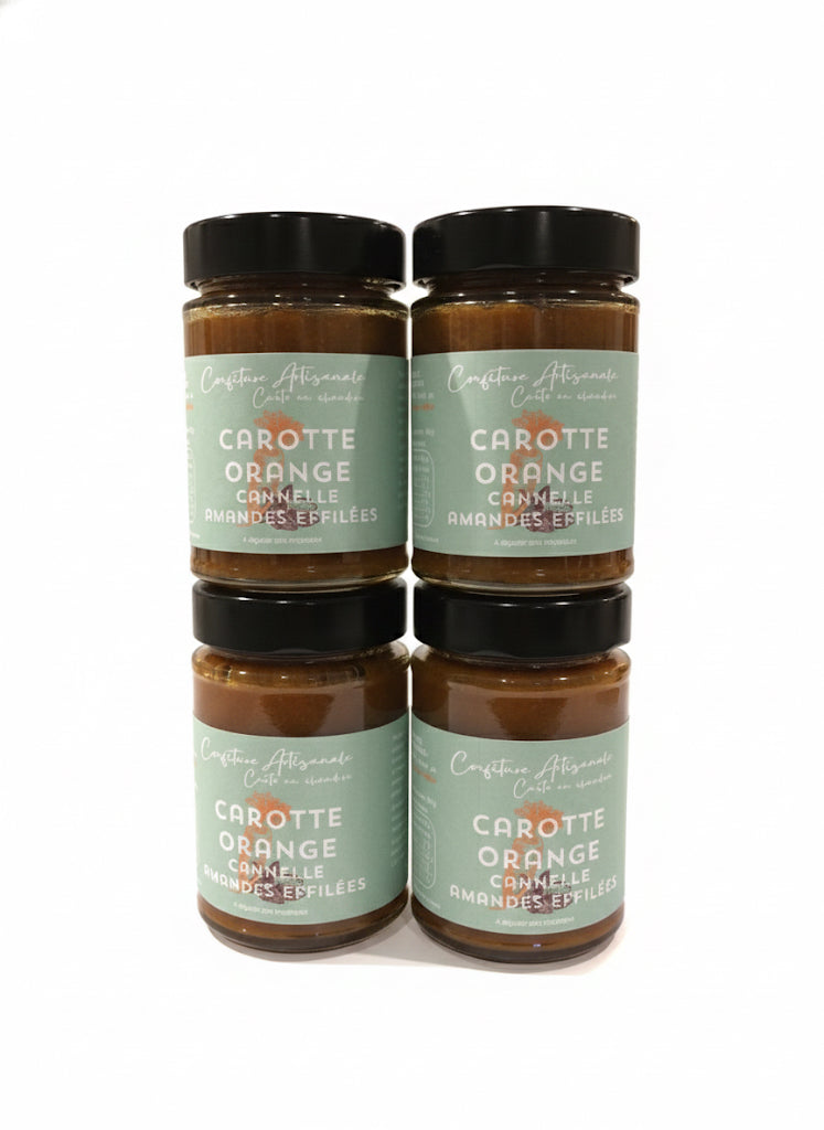 Confiture Carotte/Cannelle/Amandes Effilées