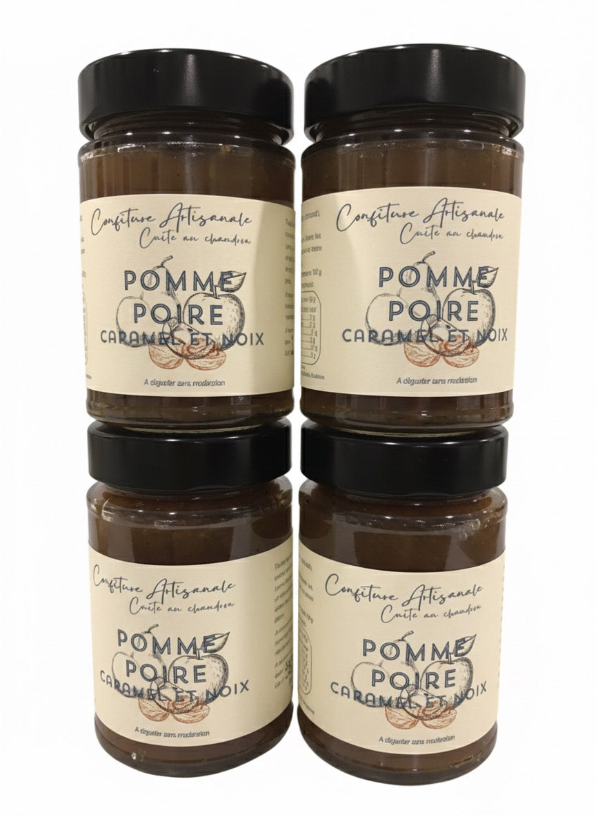 Confiture Pomme/Poire/Caramel/Noix